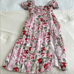 & Other Stories Floral Linen Dress